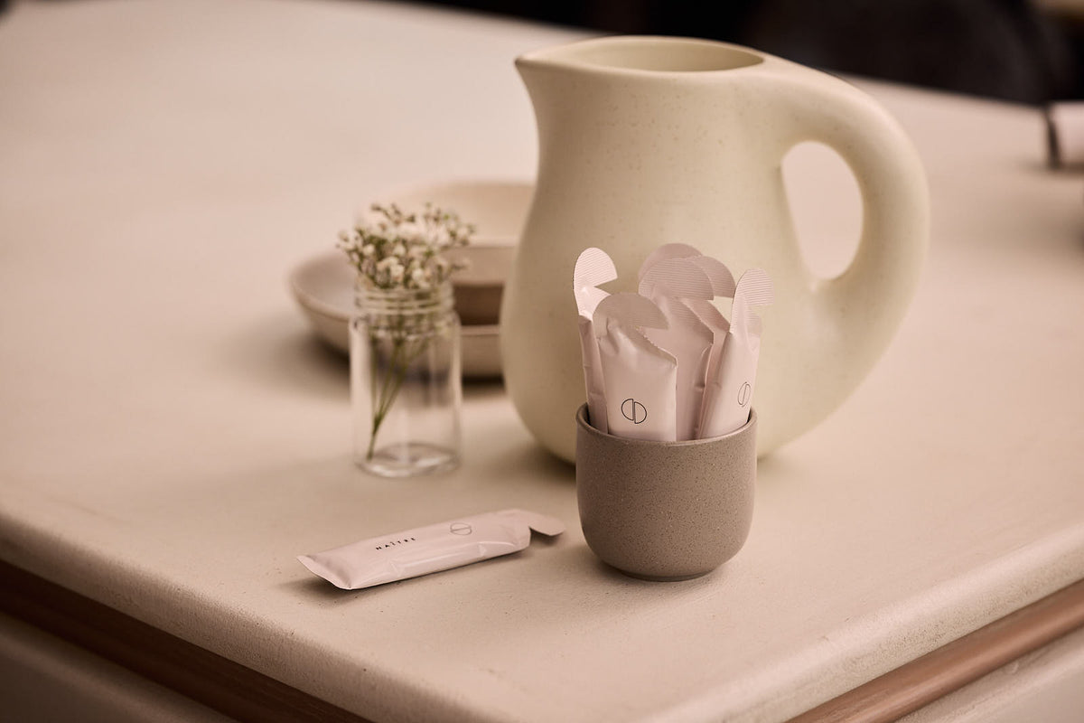 A couple sharing their preconception routine together